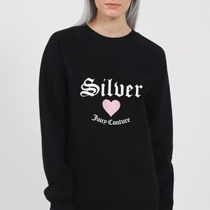 ⭐️ Brunette The Label x Juicy Couture Sweater ⭐️ Limited Edition - Silver ⭐️